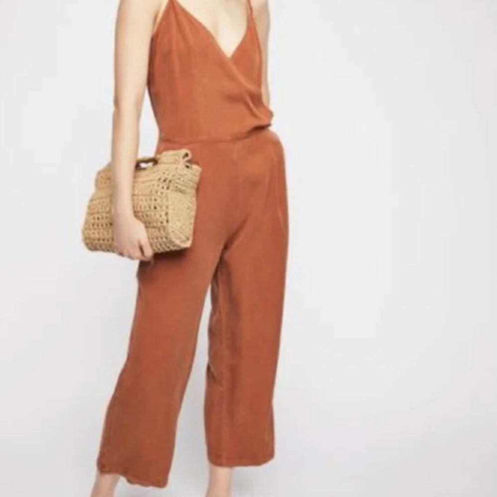 60. Free People Jade Jumpsuit Color Caraway Size 0
